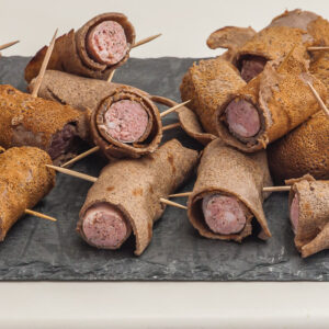 Mini Crêpe fourrée au saucisse
