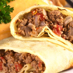 Crêpe viande hachée