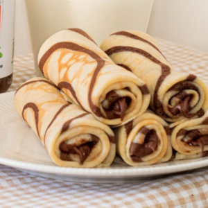 Crêpes tourbillon au cacao et Nutella